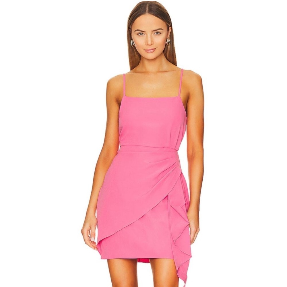 nwt BCBG Mini Bodycon Dress in Begonia Pink from REVOLVE
